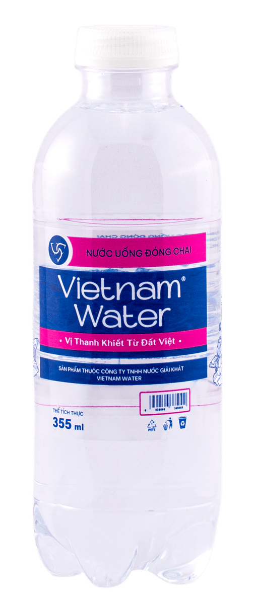 Nước tinh khiết Vietnam Water chai 355ml